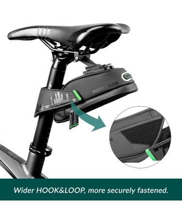 Rockbros Waterproof Bike Saddle Pocket Bag - MTB Racing 1L/1.5L Shockproof Rear Light Holder | International Shipping - Buy Online on SooperMarket.com