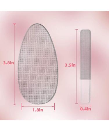 RedFlow Nano Glass Nail File and Foot File Set - Professional Manicure Kit for Natural Nails, Callus Removal & Dead Skin - 3 Piece Set - Buy Online on SooperMarket.com