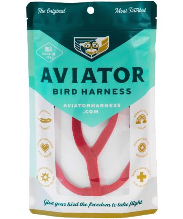 The Aviator Bird Harness: Small Red S Red