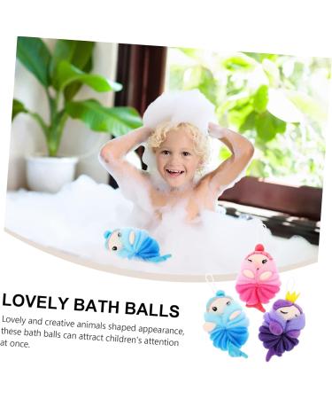 NOLITOY 9 Pcs Bath Ball Set | Exfoliating Body Scrubber & Skin Cleaning Supplies for Perfect Bathing Experience - Buy Online on SooperMarket.com