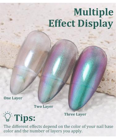 EONFAVE Holographic Nail Varnish - Chrome Nail Polish - White Shimmer Glitter Polish -Holographic Nail Varnish - Non Toxic Water Based Formula Glitter Nail Varnish - Long Lasting Women Girl Holographic Sliver - Buy Online on SooperMarket.com