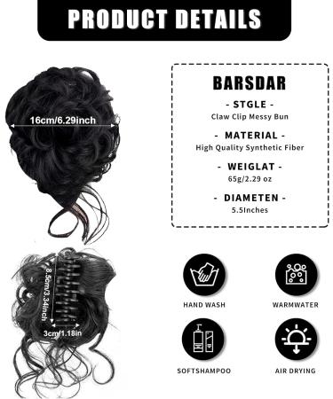 Long beard ball head wig bun grab clip Fluffy natural scrunchie bridal cocktail hairpin Messy Hair Bun Extensions Curly Wavy Hair Scrunchies claw Clip Messy Bun Hairpiece (Brownish black) - Buy Online on SooperMarket.com