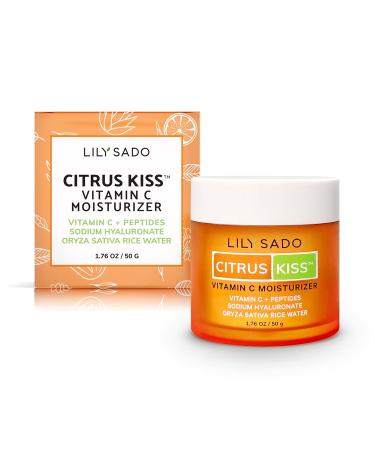 LILY SADO CITRUS KISS Vitamin C Moisturizer - Vegan Anti-Wrinkle Daily Lotion for Hydration & Radiant Skin - Natural Face Cream for Women & Men - Buy Online on SooperMarket.com