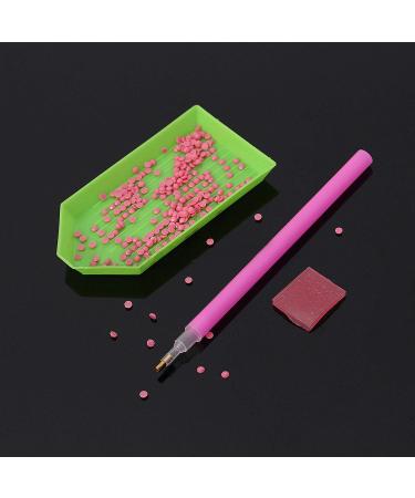 100 Pieces Plastic Bead Sorting Trays - Green | Diamond Rhinestone, Painting, Cross Stitch, Nail Art, Craft DIY Storage Plates - Buy Online on SooperMarket.com