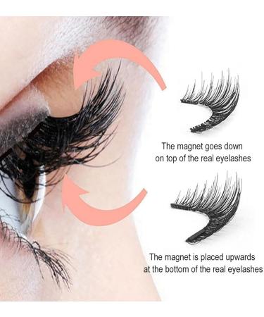 Elaracraft Magnetic Eyelashes Glowze Magnetic Eyelashes Double Sided Magnetic Eyelashes Elaracraft Magnetic Lashes Magnetic Eyelashes with Applicator(B01) - Buy Online on SooperMarket.com