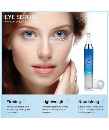 5% Caffeine Eye Serum - Reduce Dark Circles & Puffiness Anti-Aging Under Eye Cream with 360 Massage Roller - International Shipping Available - Buy Online on SooperMarket.com