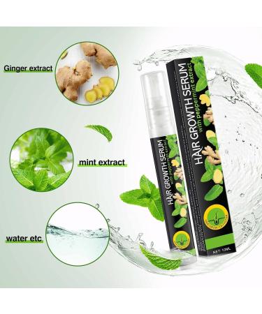 Hair Regrowth Spray Hair Growth Serum for Men & Women Anti Hair Loss Spray with Mint and Ginger Hair Rapid Growth Spray Repair Hair Follicles Hair Regrowth Serum for Bald Spots & Thinning Hair - Buy Online on SooperMarket.com