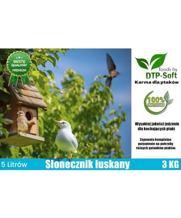 Buy 3kg Sunflower Seeds for Wild Birds - Premium Peeled Bird Feed in Bucket - Buy Online on SooperMarket.com