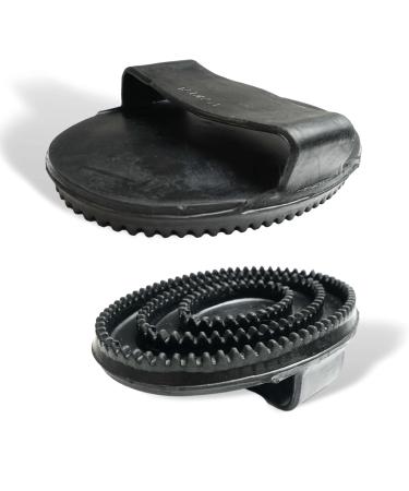 Rubber seals for college cleaning and massage - brush string with rubber bastard ideal for horses dogs cats for health and well -being (1x adults)