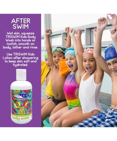 TRISWIM KIDS Scented Body Wash Chlorine Removal & Eczema Relief for Swimmers | Moisturizing After-Swim Skincare - Buy Online on SooperMarket.com