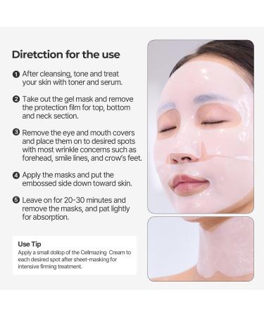 Buy Torriden CELLMAZING Low Molecular Collagen Firming Gel Sheet Mask - 4 Sheets | Anti-Wrinkle & Pore Minimizing | Intense Hydration | Cruelty Free | International Shipping - Buy Online on SooperMarket.com