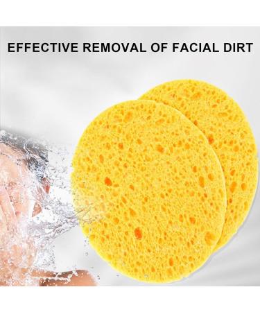 20 PCS Turmeric Cleansing Pads Reusable Facial Sponges Soft Absorbent Tumeric Pads Multipurpose Turmeric Face Pads for Daily Facial Cleansing Makeup Remover - Buy Online on SooperMarket.com