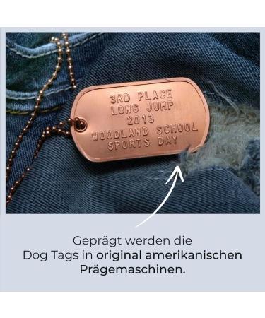 Personalized Dog ID Tags | Embossed Chains & Silencers Set | Custom Designs Available | Military Quality Rambo Equipment - Buy Online on SooperMarket.com