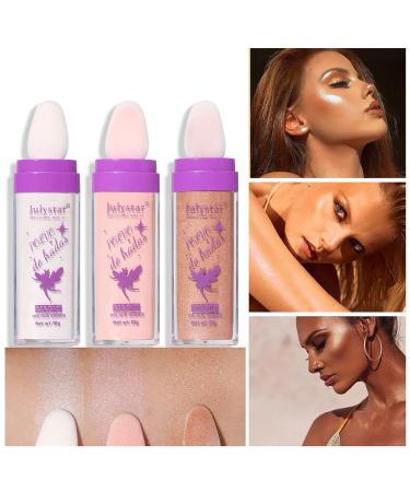 2 PCS Fairy Highlight Patting Powder Body Glitter | White Moonbeam Shade - Buy Online on SooperMarket.com