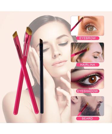 Multi Function Eyebrow Brush | Professional Square Angled & Ultra Thin Eyeliner Makeup Brush for Precision Application - Buy Online on SooperMarket.com