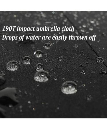 Walking Stick Umbrella 2-in-1 Multifunction Crutch Umbrella with Non-Skid Foot Self Protection Cane Umbrella for Men and Women Gift Black - Buy Online on SooperMarket.com