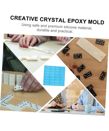 NUOBESTY Chocolate Candy Molds Chocolate Molds 2pcs Mold Silica Gel 3D Chocolate Candies Self Made Resin Molds Dominoes Resin Moulds Bluex2pcs 20.5X8.5X0.8CMx2pcs - Buy Online on SooperMarket.com