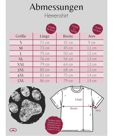 Shirtracer T-Shirt for Men - Perfect Gift for Dog Owners - High Five Dog Paw Design - Available in Large 3XL Sizes - Buy Online on SooperMarket.com