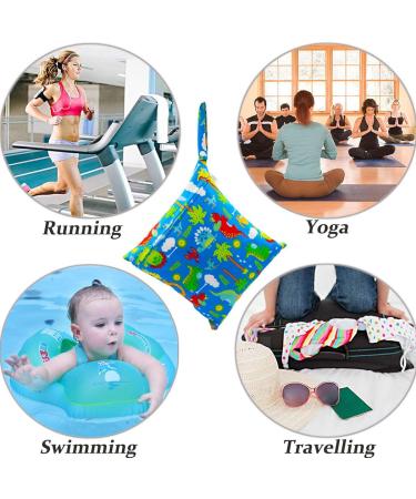 FenFang Wet Bag 2 PCS - Waterproof Reusable Wet Dry Bags for Cloth Diapers - Blue - Buy Online on SooperMarket.com
