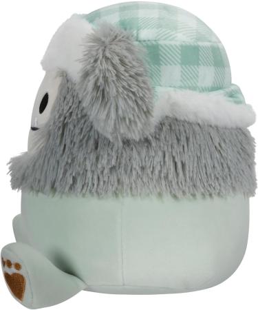 Squishmallows Original 7.5-Inch Evita the Grey Bigfoot Plush with Trapper Hat - Small Ultrasoft Toy - Buy Online on SooperMarket.com