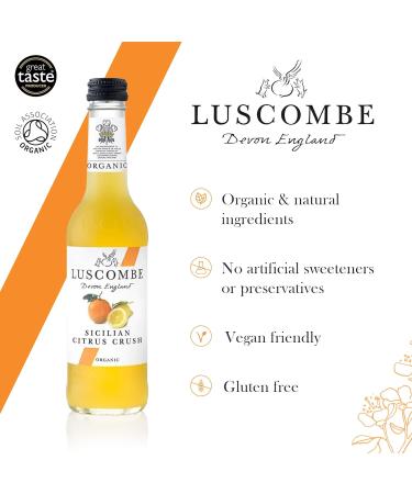 Luscombe Sicilian Citrus Crush (12x27cl) - Organic Sicilian Orange & Lemon Juice Vegan & Gluten Free - Devon Spring Water - Buy Online on SooperMarket.com