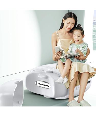 Automatic Nail Trimmer Electric Automatic Nail Clipper with Light Fingernail Cutter Nail Scraps Storage Rechargeable Safety Fingernail Trimmer for Kids Seniors Adult (White) - Buy Online on SooperMarket.com