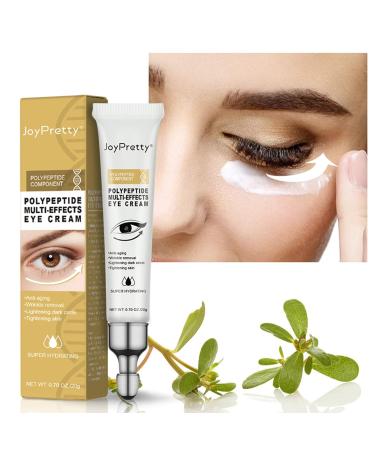 Polypeptide Eye Cream for Dark Circles & Puffiness | Anti-Aging Firming Eye Serum for Bags & Wrinkle Removal - Buy Online on SooperMarket.com