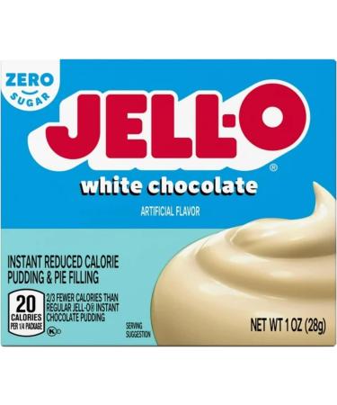 JELL-O JELLO Jello Sugar Free White Chocolate Pudding Mix 1 Ounce 1 Units
