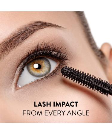 Emani Double Lash Organic Volumizing Mascara + Growth Serum - Smudge-Free & Vegan Formula for Sensitive Eyes - Paraben-Free & Cruelty-Free - 0.23 Fl Oz Granite - Buy Online on SooperMarket.com