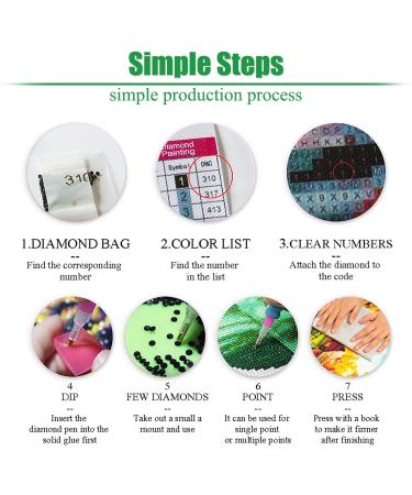 2Pack Full Drill Gnomes Kissing Flowers Diamond Painting Kits for Adults - DIY 5D Garden Diamond Art with Sunflowers & Butterfly - 12X16Inch - Buy Online on SooperMarket.com