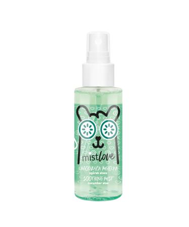 FLOSLEK Soothing Face Mist Cucumber Aloe | 95ml | Hydro Boost Express Hydrating Spray | Contains Aloe Juice | Moisture Bomb for Dry & Sensitive Skin | Cruelty-Free & Vegan