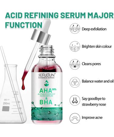 Fruit Acid Face Serum Dark Spot Remover For Face Fruit Acid Hydrating Serum Hyaluronic Acid Serum Evens Skin Tone And Hydrating Serum Dark Spot Corrector Korean Skin Care Beauty 30ml - Buy Online on SooperMarket.com