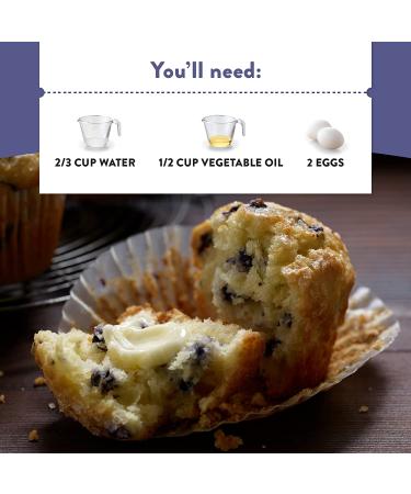Krusteaz Wild Blueberry Muffin Mix 17.1 OZ - Pack of 3 | Buy Online Now - Buy Online on SooperMarket.com