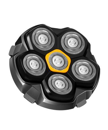 6D Magnetic Shaving Head Replacement Compatible with All 6D Magnetic Electric Razor.Magnetic Replacement Heads for Head Shavers for Bald Men.