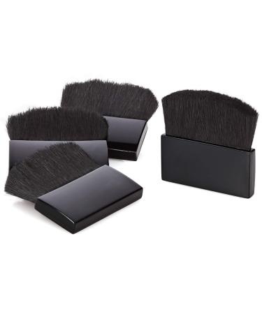 Small Square Powder / Blush Compact Brush - 4 Pieces
