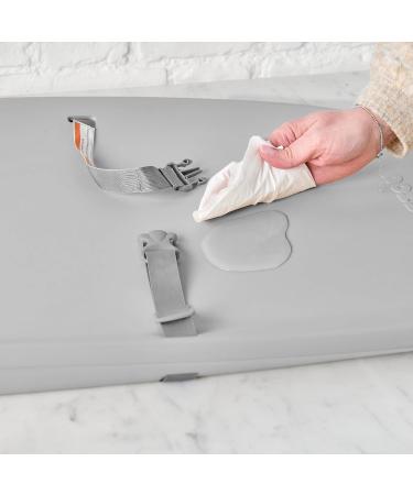 Nattou Soft PU Foam Changing Mat - Washable 50x70 cm Softy Grey Model 2024 | International Shipping Available - Buy Online on SooperMarket.com