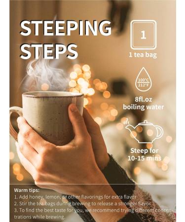 TeeLux Ginger Tea Bags 100 Count - Vegan, Caffeine-Free, Rich in Antioxidants - Spicy & Warm Herbal Tea Bags - Pack of 1 - Buy Online on SooperMarket.com