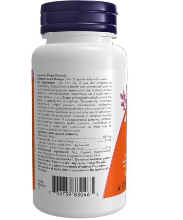 NOW Alpha Lipoic Acid 600mg 60 Veg Capsules & L-Carnitine Double Strength 1000mg 100 Tablets SUPPLEMENT + SUPPLEMENT L-Carnitine - Buy Online on SooperMarket.com