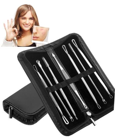 SAVBIN 7-Piece Blackhead/Comedone/Pimple Extraction Kit for Nose Face etc
