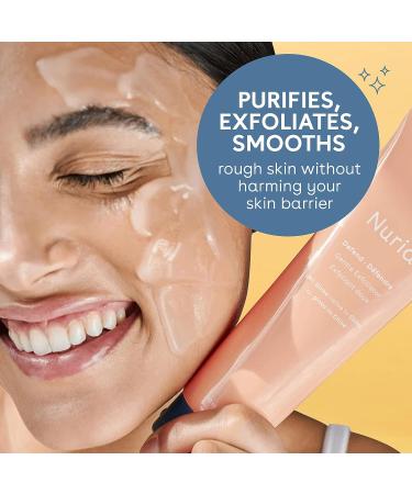 Nuria Defend Face Exfoliator - Gentle Exfoliating Scrub (120mL) | Non-Microbead Formula for Men & Women - Skin Care Essential - Buy Online on SooperMarket.com
