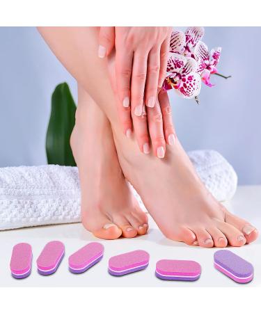 Lusofie 40Pcs Mini Nail Buffer Blocks Grit Sponge for Natural Nails - Pink - Buy Online on SooperMarket.com