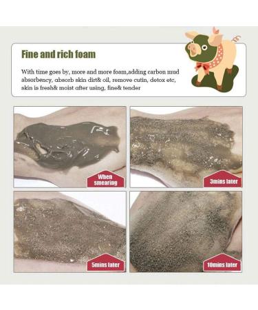Carbonated Bubble Clay Mask - OCHILIMA Bubbles Mud Mask with Headband & Brush for Face Deep Cleansing Reduce Pores Purifying Face Mask for All Skin Types - 3.52 oz - Buy Online on SooperMarket.com