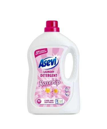 Asevi Laundry Detergent Washing Liquid Detergent Laundry Cleanser 2376ML 44 Washes Rosehip