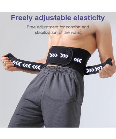 Lumbar Support Belt - Adjustable Lower Back Support Lumbar Wrap | Comfortable Waist Supports Lumbar Supports for Motorcycle Travel Sports Fitness Skiing Black XL - Buy Online on SooperMarket.com