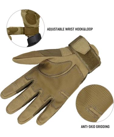 FREE SOLDIER Men's Full Finger Gloves for Work, Gardening, Cycling, Motorcycle - Large Size - Buy Online on SooperMarket.com