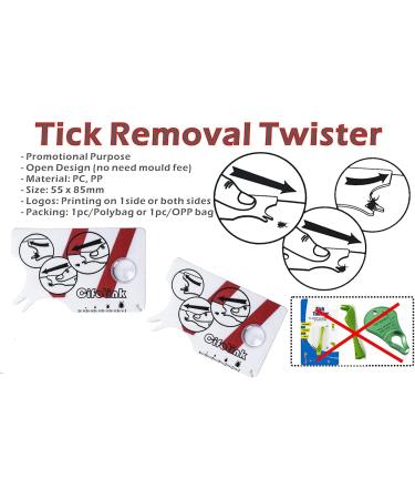 Linlinfa Tick Card for Humans - Easy-to-Wear Tick Removal Tool with Magnifying Glass for Travelers & Sports Enthusiasts | Quick Cleaning for Kids - Buy Online on SooperMarket.com