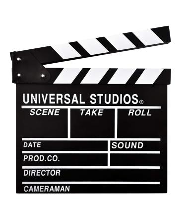 Hamnor Professional Movie Film Clap Board Large 12"x11" International Standard Hollywood Movie Clapboard