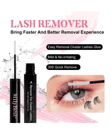 MilyBest 3-in-1 Lash Bond, Seal & Remover Kit for DIY Eyelash Extensions at Home - Buy Online on SooperMarket.com