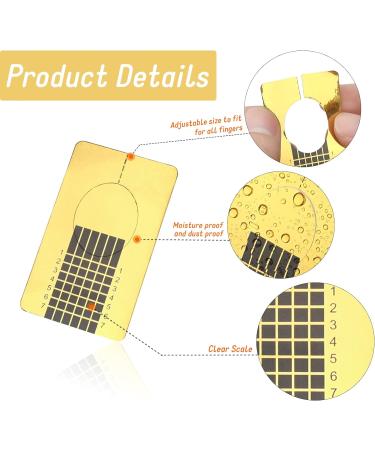 G2PLUS Gold Nail Extension Forms - 100PCS Self-adhesive Paper for Gel Nails - Buy Online on SooperMarket.com