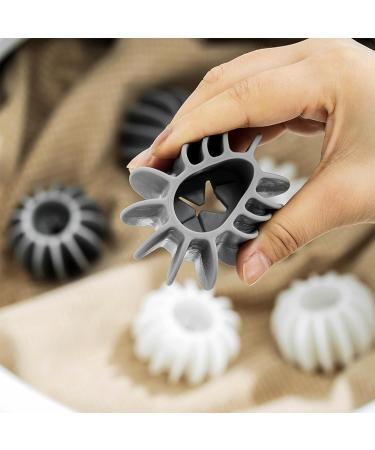 luckaide Dryer Balls Pack of 10 Wash Balls for Down Jackets Washing Ball for Washing Machine Reusable Dryer Ball Dryer Balls Tumble Dryer Ball for Clothes Cleaning (6 x 4 cm) - Buy Online on SooperMarket.com